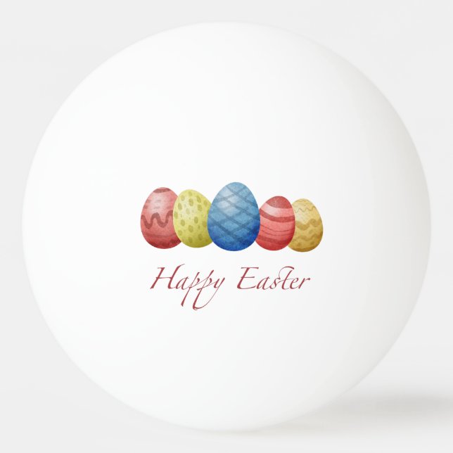 Happy Easter eggs  Ping Pong Ball (Front)