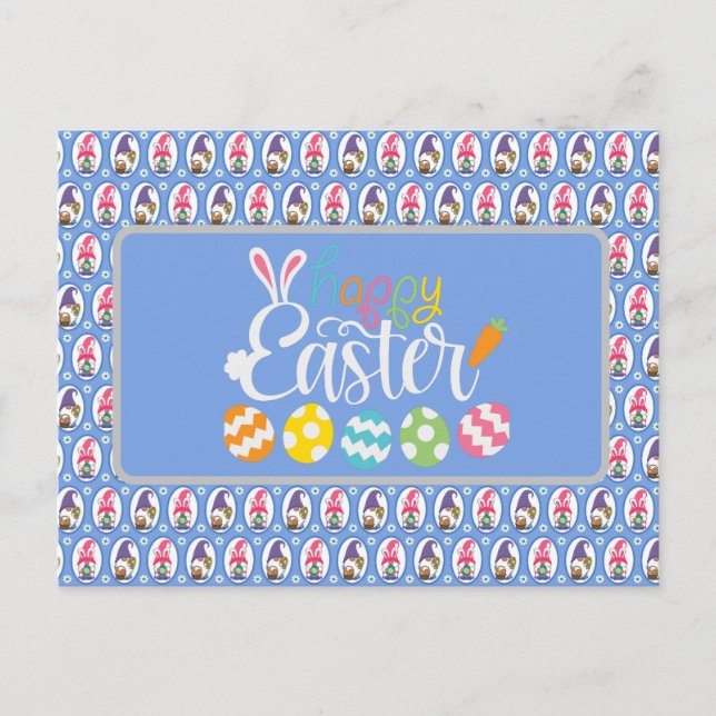 Happy Easter Eggs Postcard (Front)