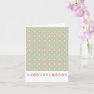 HAPPY EASTER Eggs Spring Pastels Sweet Card