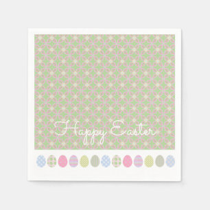 HAPPY EASTER Eggs Spring Pattern Colours Sweet Napkin