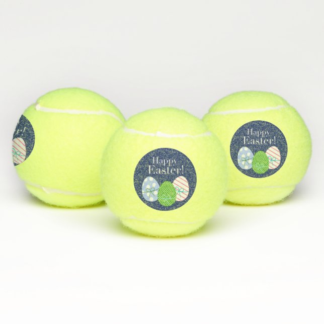 Happy Easter Eggs Tennis Balls (Multi)