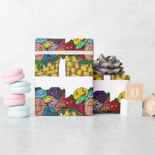 HAPPY EASTER EGGS WRAPPING PAPER