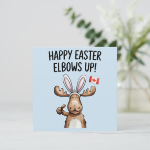 Happy Easter Elbows Up Holiday Card