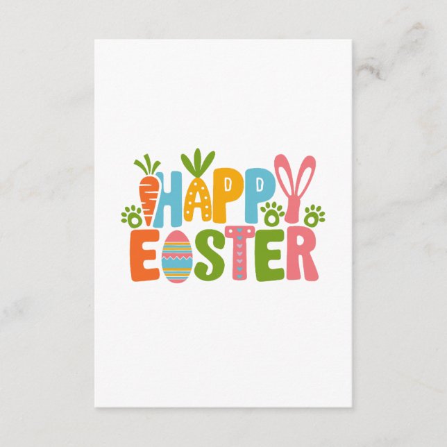 Happy Easter Enclosure Card (Front)