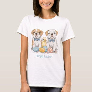 Happy Easter English Bulldogs T-Shirt