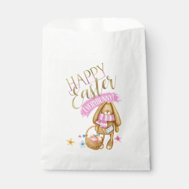 Happy Easter Everybunny ID640 Favour Bag (Front)