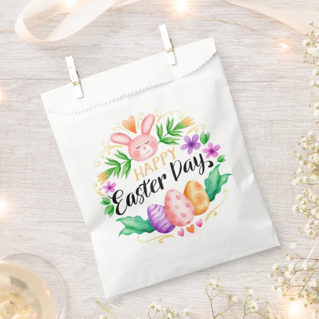 Happy Easter  Favour Bag (Clipped)