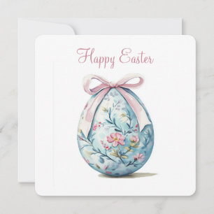 Happy Easter Flat Holiday Card