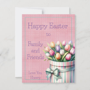 Happy Easter Flat Note Card