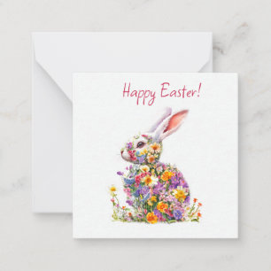 Happy Easter Flat Note Card