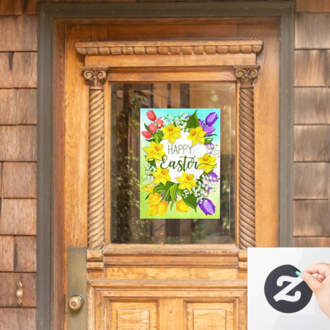 Happy Easter Floral  (Home Door)
