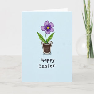 Happy Easter Flower Pot Card