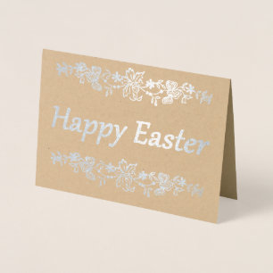 Happy Easter Foil Card