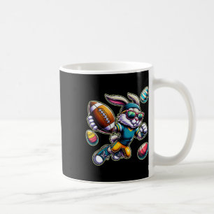Happy Easter Football Boys Easter Bunny Funny East Coffee Mug