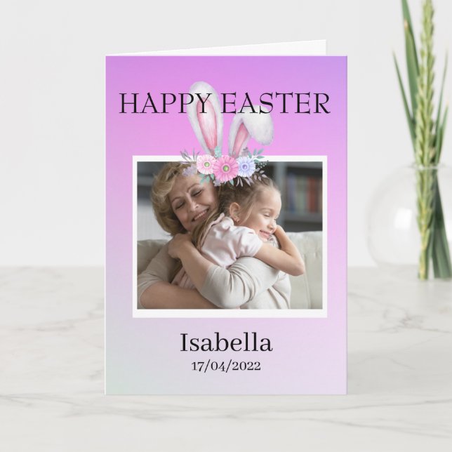 Happy Easter For Anyone Personalised Easter Cards (Front)
