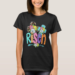 Happy Easter For Christian Girls Mum He Is Risen L T-Shirt