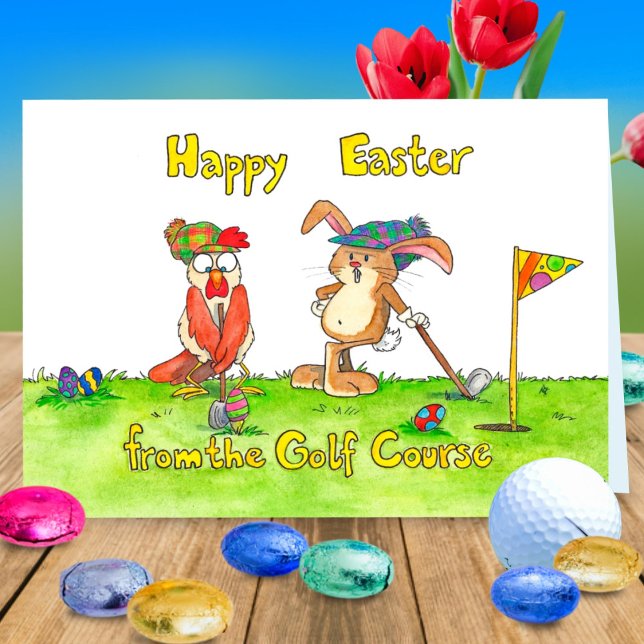 Happy Easter for Golfers by Nicole Janes Card (Creator Uploaded)