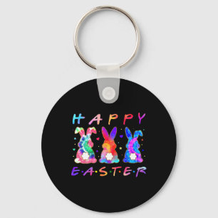 Happy Easter For Women White Easter Bunny Family M Key Ring