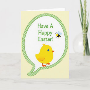 Happy Easter Fowl Spring Card