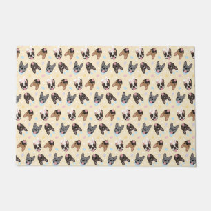 Happy Easter French Bulldogs Doormat