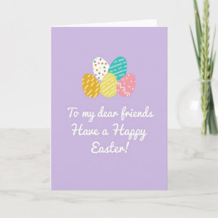 Happy Easter Friends Greeting Card