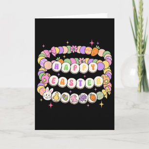 Happy Easter Friendship Bracelet Easter Bunny Egg Card