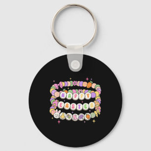 Happy Easter Friendship Bracelet Easter Bunny Egg Key Ring
