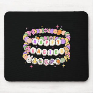Happy Easter Friendship Bracelet Easter Bunny Egg Mouse Pad