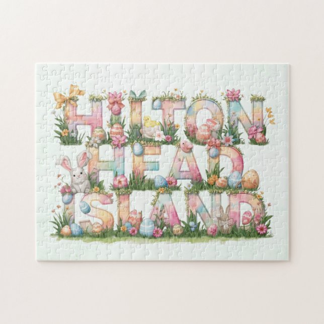 Happy Easter from Hilton Head Island Jigsaw Puzzle (Horizontal)