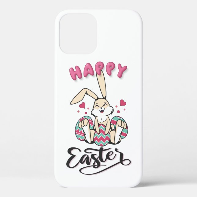 Happy Easter from lovely Easter Bunny Case-Mate iPhone Case (Back)
