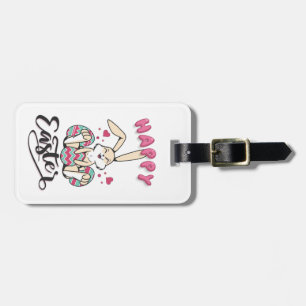 Happy Easter from lovely Easter Bunny Luggage Tag