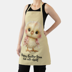 Happy Easter from one cute chick! Apron