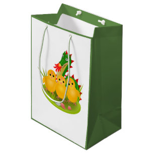Happy Easter from three chicks and Dragon of Mons Medium Gift Bag