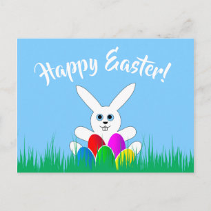 Happy Easter funny customisable Holiday Postcard