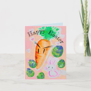 Happy Easter. Funny Easter Bunny Greeting Cards