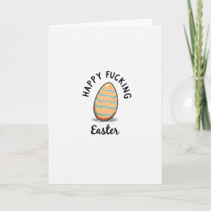 Happy Easter Funny Egg Card