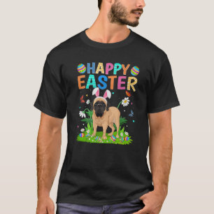 Happy Easter Funny English Mastiff Dog Easter Sund T-Shirt