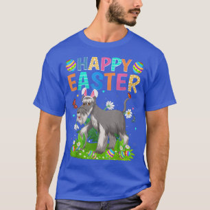 Happy Easter Funny Wire Fo Terrier Dog Easter Sund T-Shirt