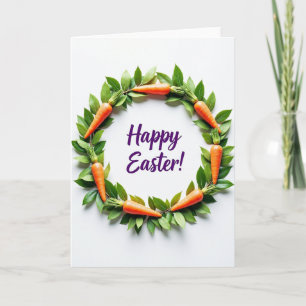 Happy Easter Garden Vegetable Card