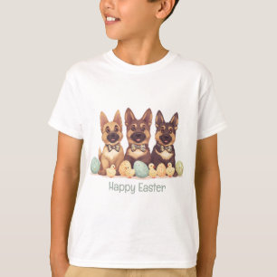 Happy Easter German Shepherd Dogs T-Shirt