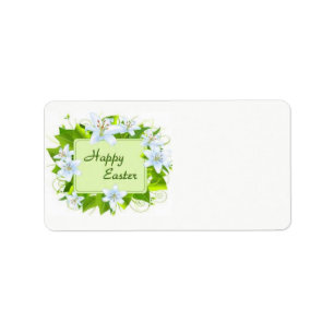 Happy Easter Gift and Address Label