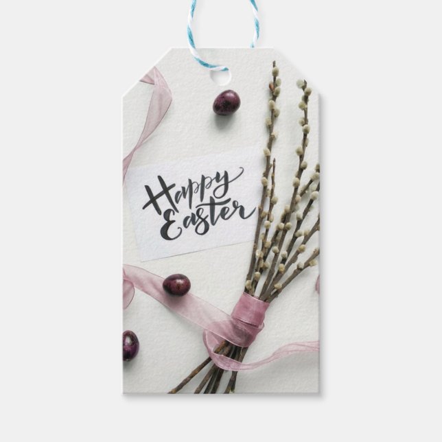 HAPPY EASTER GIFT TAGS (Front)