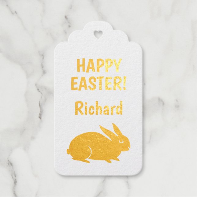 Happy Easter Gift Tags (Front)
