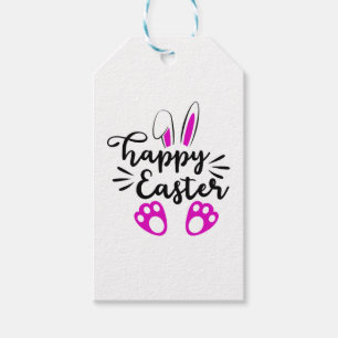 Happy easter gift tags