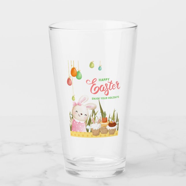 happy easter glass (Front)