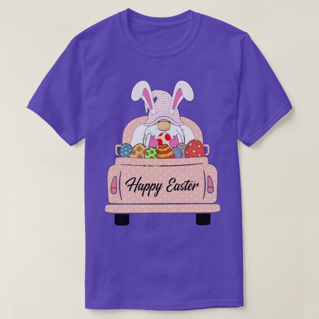 Happy easter gnome (1)  T-Shirt (Design Front)