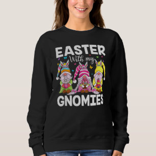 Happy Easter gnomes with Bunny ears Egg Hunting Ea Sweatshirt