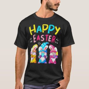 Happy Easter Gnomes With Eggs For Easter Day T-Shirt