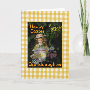 Happy Easter granddaughter Holiday Card