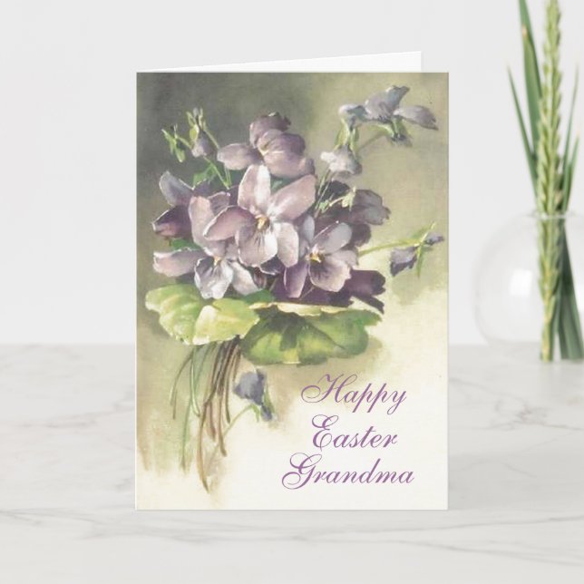 Happy Easter Grandma Card (Front)